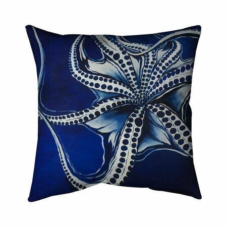 FONDO 20 x 20 in. Dancing Octopus-Double Sided Print Indoor Pillow FO2793016